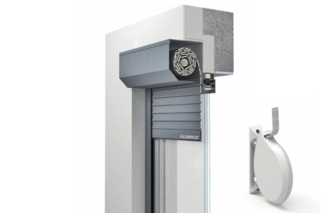 Volet roulant à sangle sur mesure