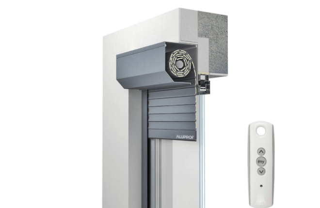 Volet roulant avec télécommande sur mesure