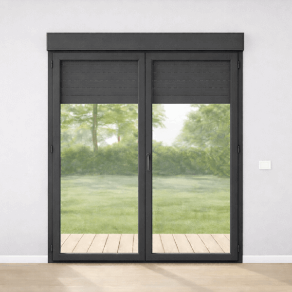 NG Habitats Porte fenêtre 2 vantaux 7016 - SQUARE