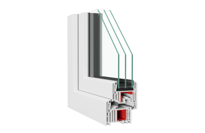 Fenêtre PVC triple vitrage