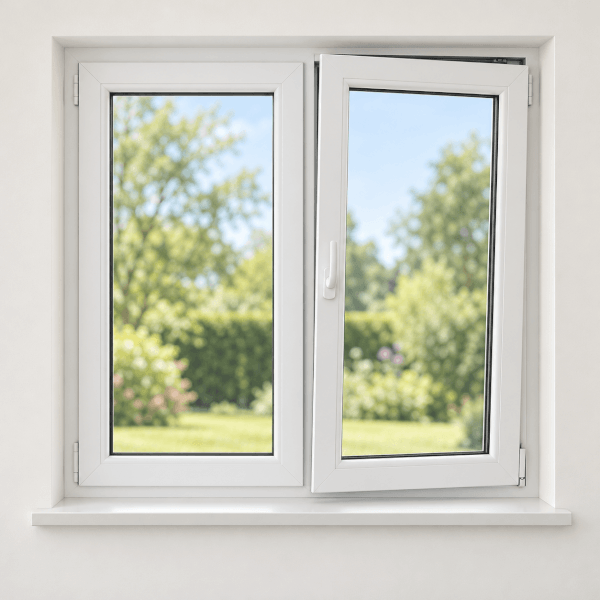 NG Habitats Fenêtre oscillo-battante PVC 2 vantaux - SQUARE