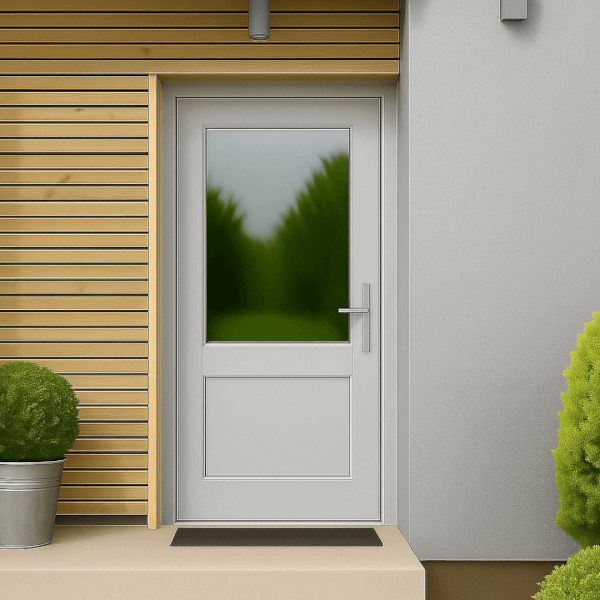 NG Habitats Porte d'entrée PVC gris clair square