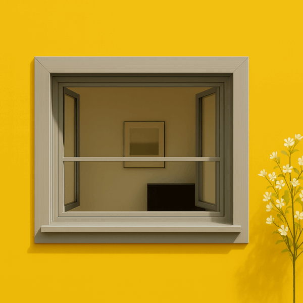 NG Habitats Fenêtre PVC ALU avec moustiquaire intégrée square