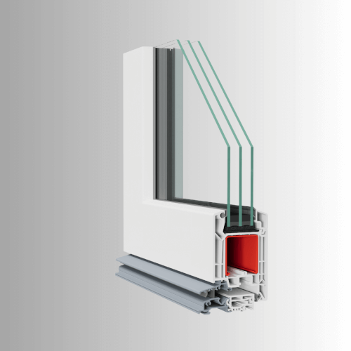 Porte PVC triple vitrage (1)