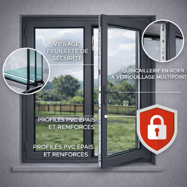 NG Habitats Fenetre  anti-effraction gris SQ