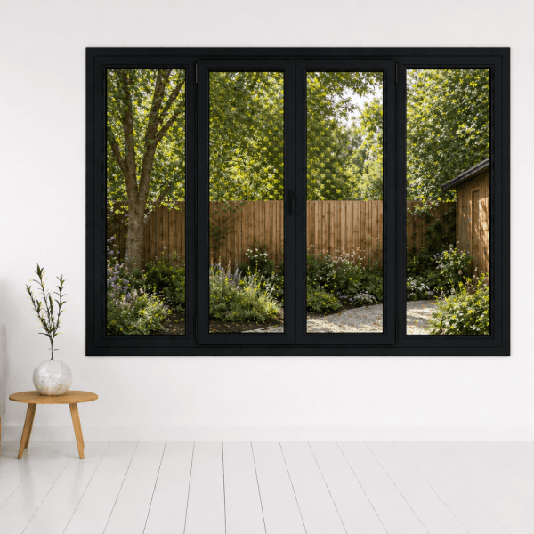 NG Habitats Fenêtre - 4 vantaux - noir - SQ