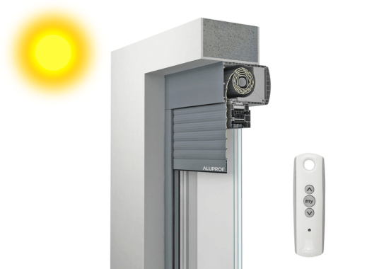 Monobloc | Tablier ALU isolé | Moteur radio SOMFY® IO | Kit solaire SOMFY®