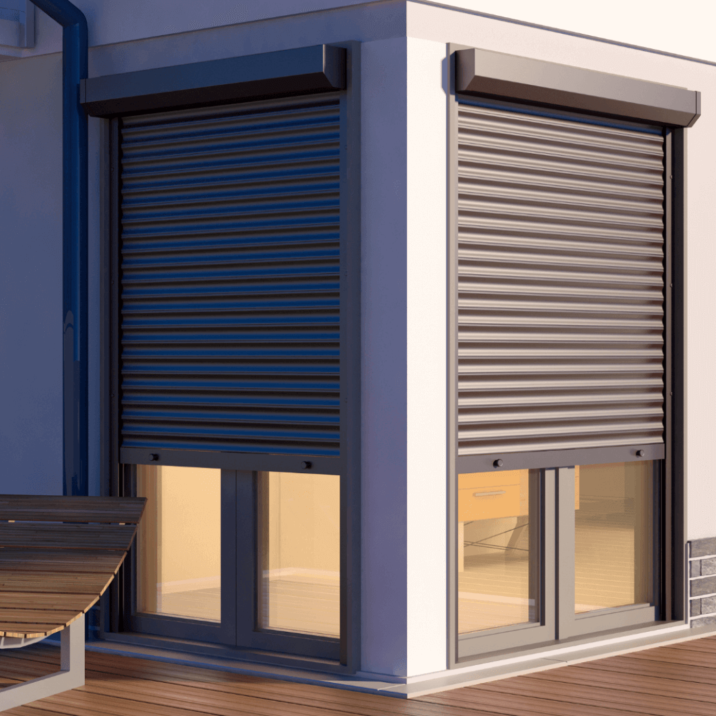 Fenêtre triple vitrage avec volet roulant