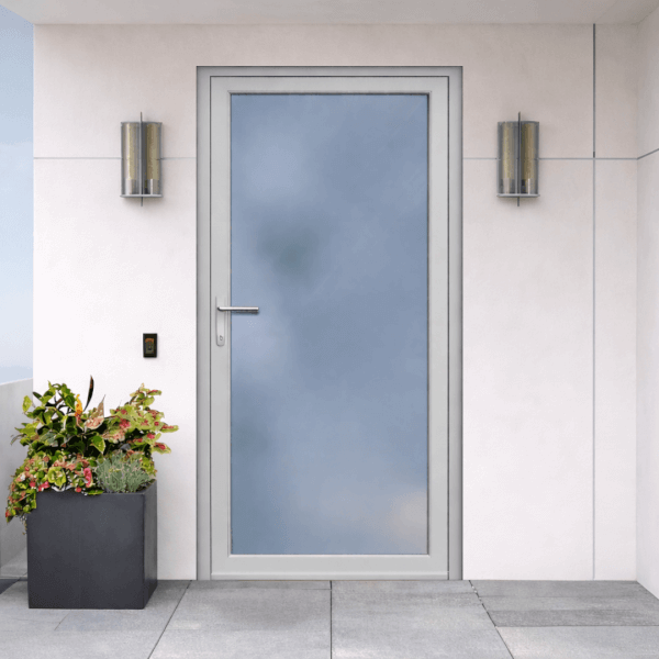 NG Habitats Porte d'entree ALU gris clair RAL 7035 - Square