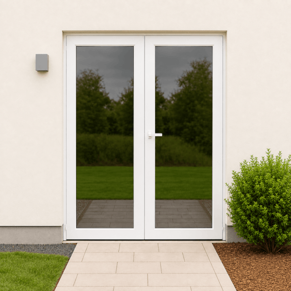 NG Habitats Porte de service 2 vantaux PVC - SQUARE