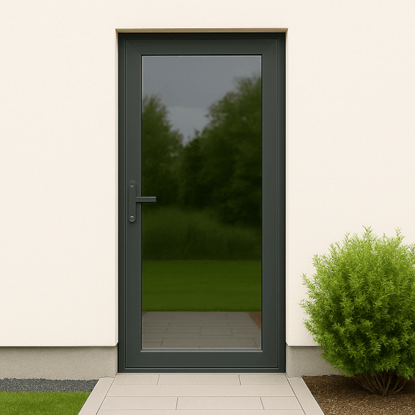 NG Habitats Porte de service ALU vitrée square