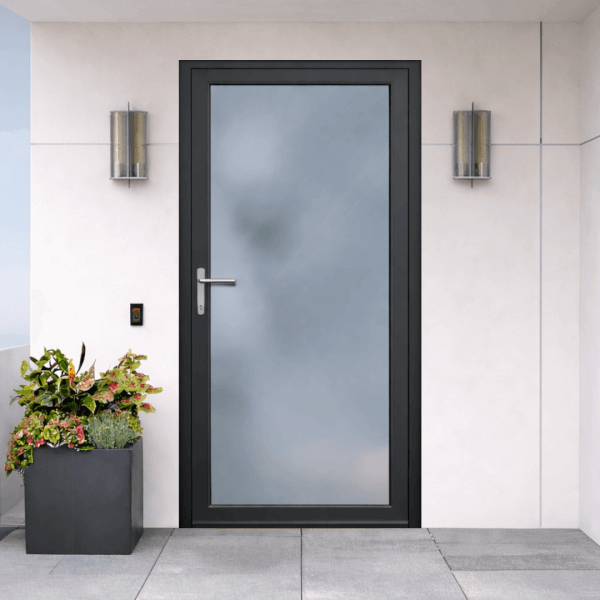 NG Habitats Porte d'entree ALU gris graphite RAL 7024 - Square