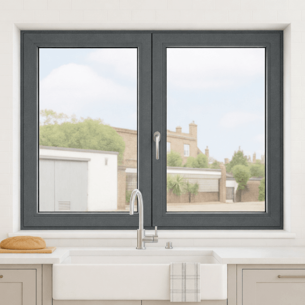 NG Habitats Fenêtre PVC Gris basalte veiné RAL 7012 - SQ