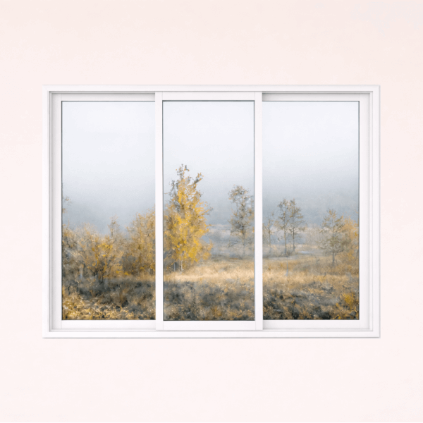 NG Habitats Fenêtre coulissante 3 vantaux blanc SQUARE