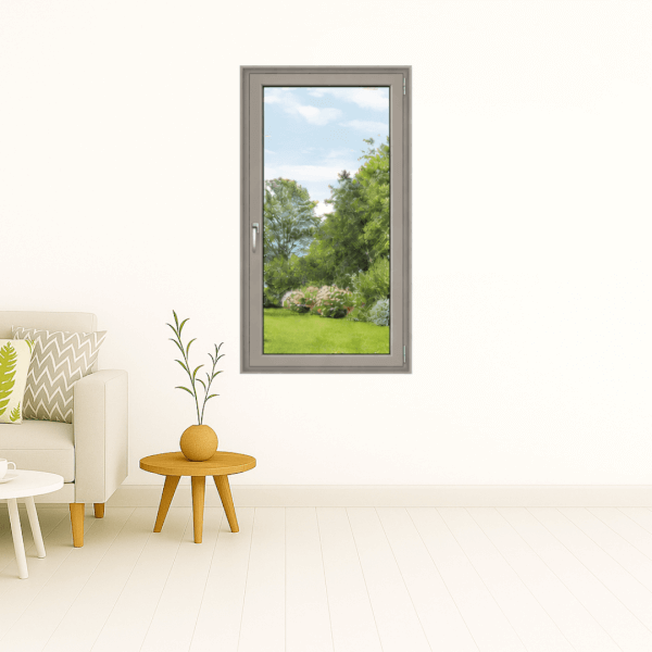 NG Habitats Fenêtre ALU gris pierre mat RAL 7030 - Square 