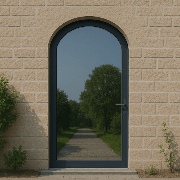 NG Habitats Porte cintrée ALU 1 vantail square