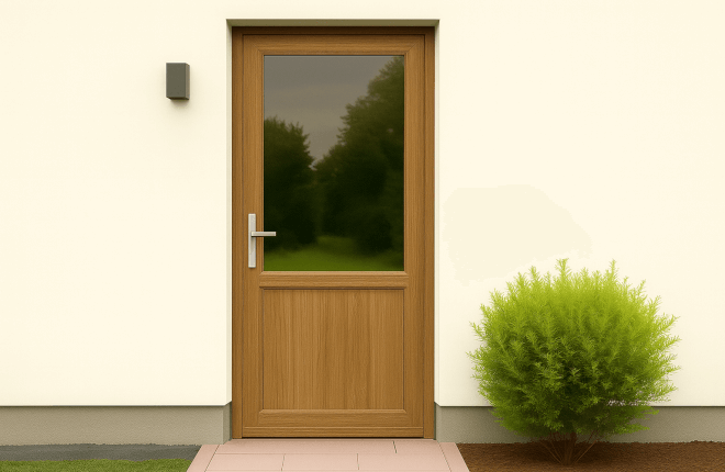 Porte dentrée PVC winchester