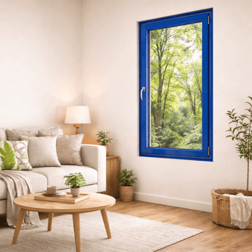 Fenêtre ALU bleu - SQUARE