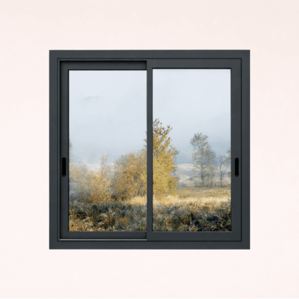 NG Habitats Fenêtre coulissante 2 vantaux 7016 SQUARE