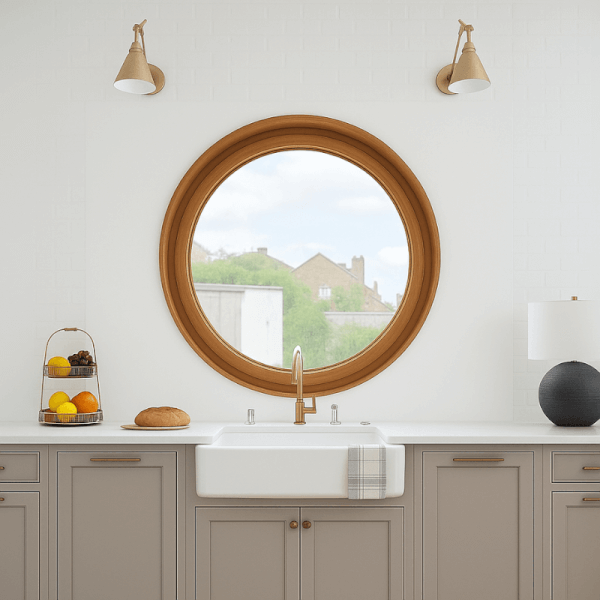 NG Habitats Oeil de bœuf bois fixe