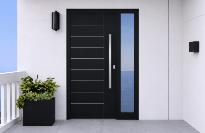 Porte dentrée ALU avec tierce - BARCELONA