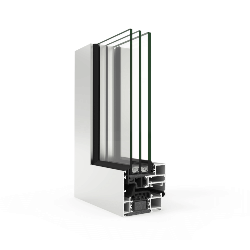 Fenêtre ALU ouvrant caché