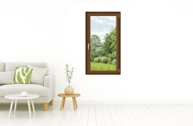 Fenêtre ALU brun noisette RAL 8011