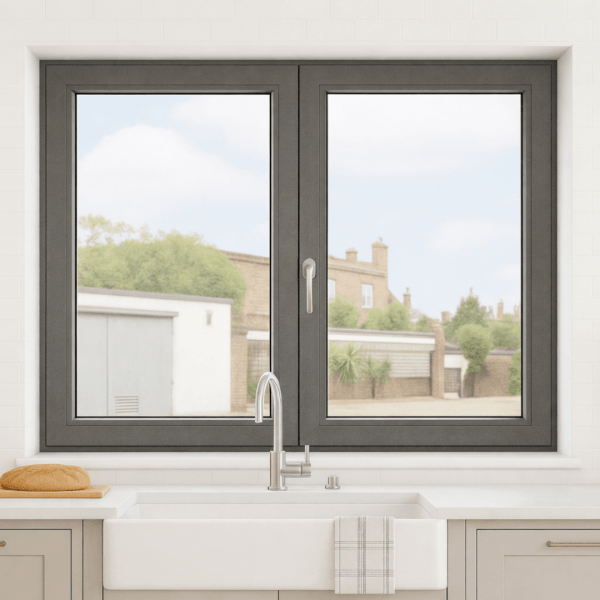 NG Habitats Fenêtre PVC Gris quartz mat RAL 7039 - SQ