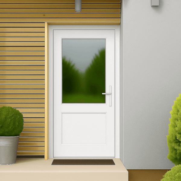 NG Habitats Porte d'entrée PVC blanc square