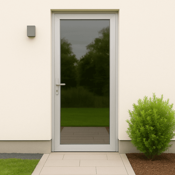 NG Habitats Porte d'entrée vitrée PVC-ALU square