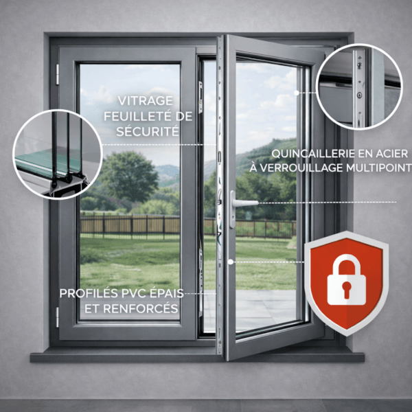 NG Habitats Fenetre  anti-effraction  PVC-ALU SQ