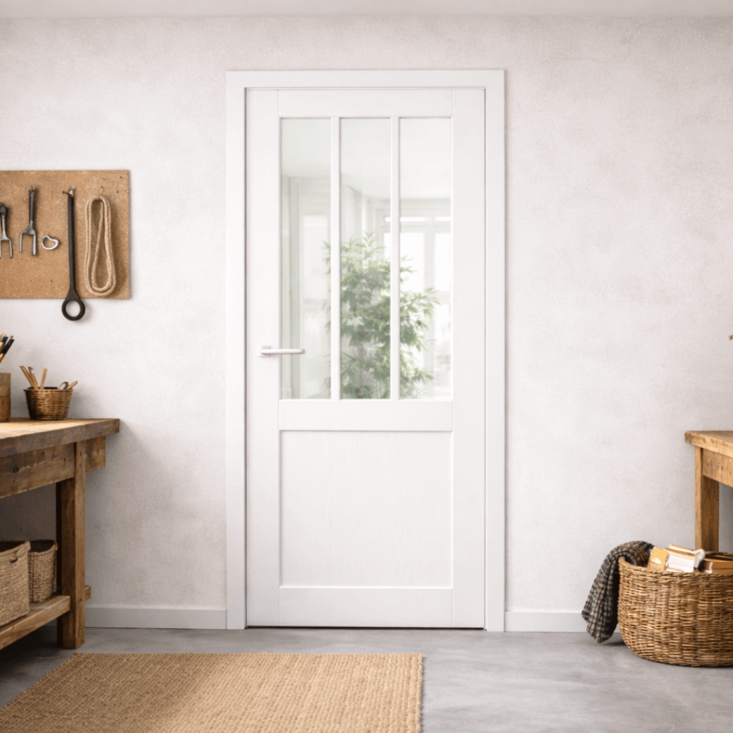 Porte atelier 9016 - SQUARE