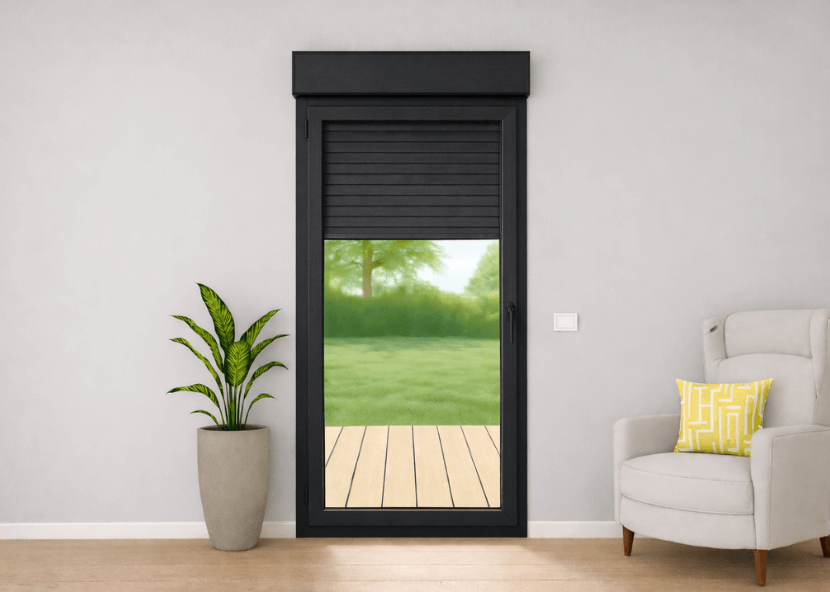 Portes-fenêtres ALU avec volet roulant