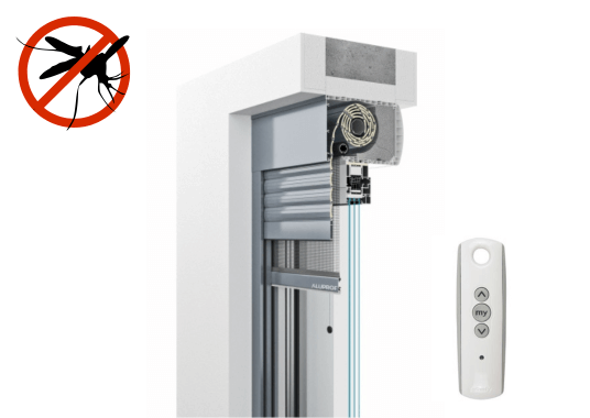 Monobloc | Tablier ALU isolé | Moteur radio RTS | Moustiquaire intégrée