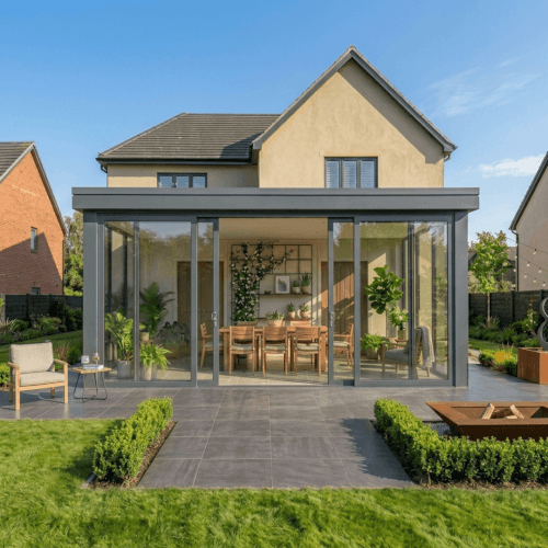 Baie coulissante terrasse & véranda - SQUARE