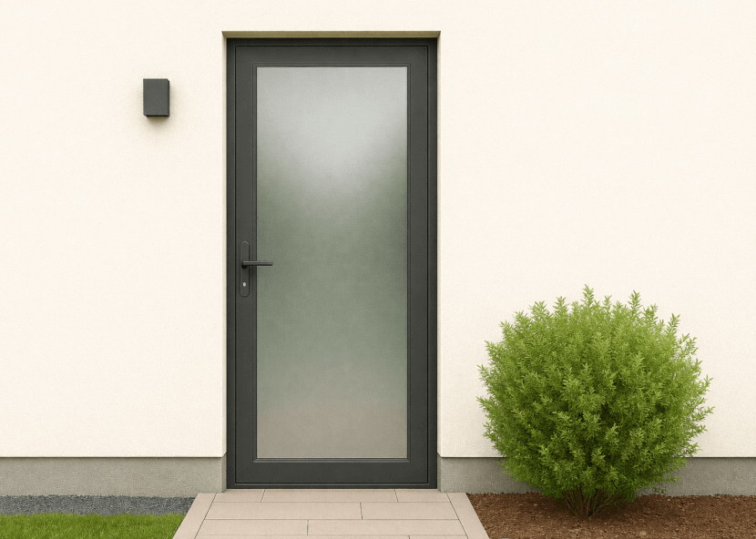 Porte de service ALU sur mesure