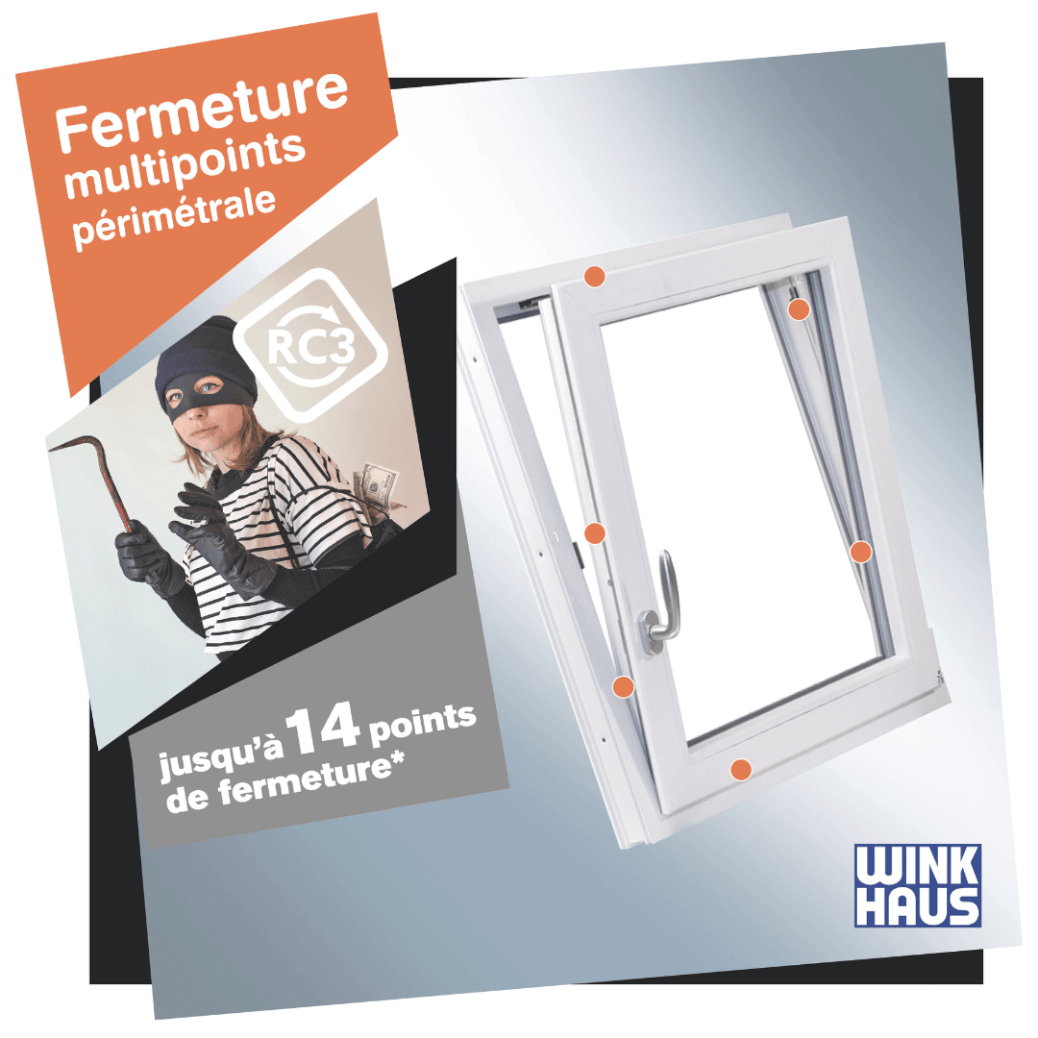 Fermeture multipoints fenêtre