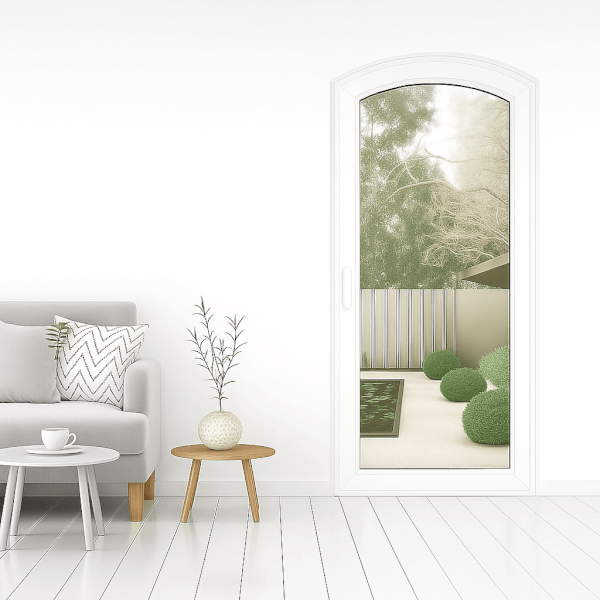 NG Habitats Porte-fenetre cintrée 1V 9016 square