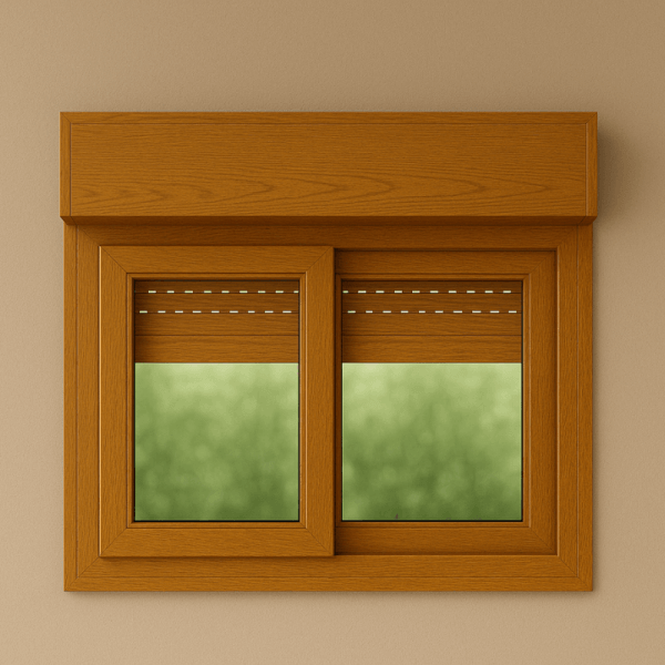 NG Habitats fenêtre volet chêne doré square