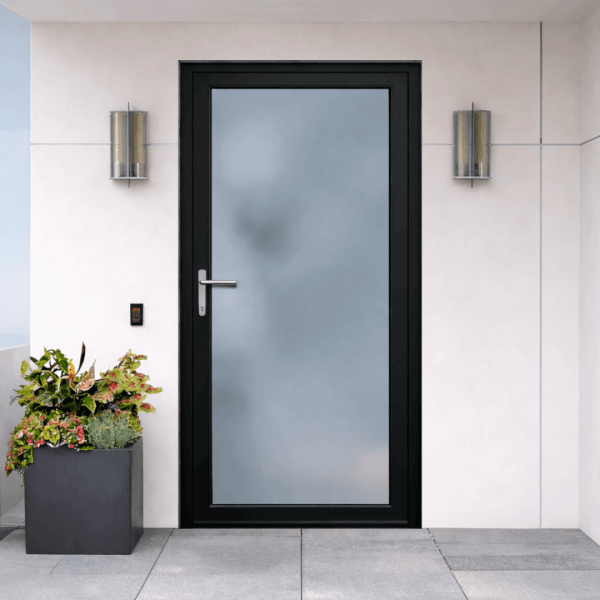 NG Habitats Porte d'entree ALU noir RAL 9005 - Square
