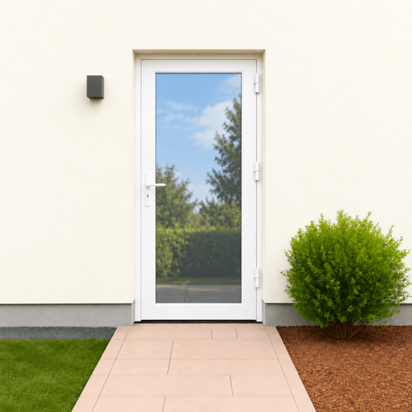 NG Habitats Porte d'entrée vitrée PVC ouverture exterieure - SQUARE