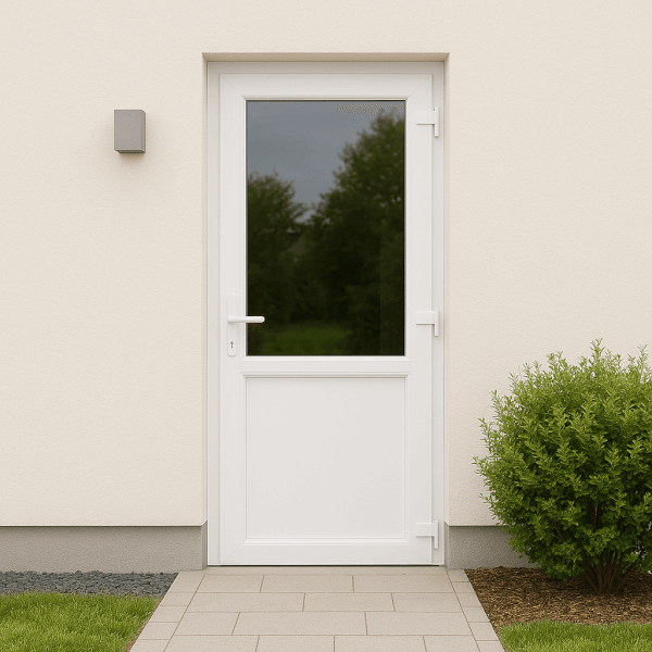 NG Habitats Porte de service semi-vitrée square