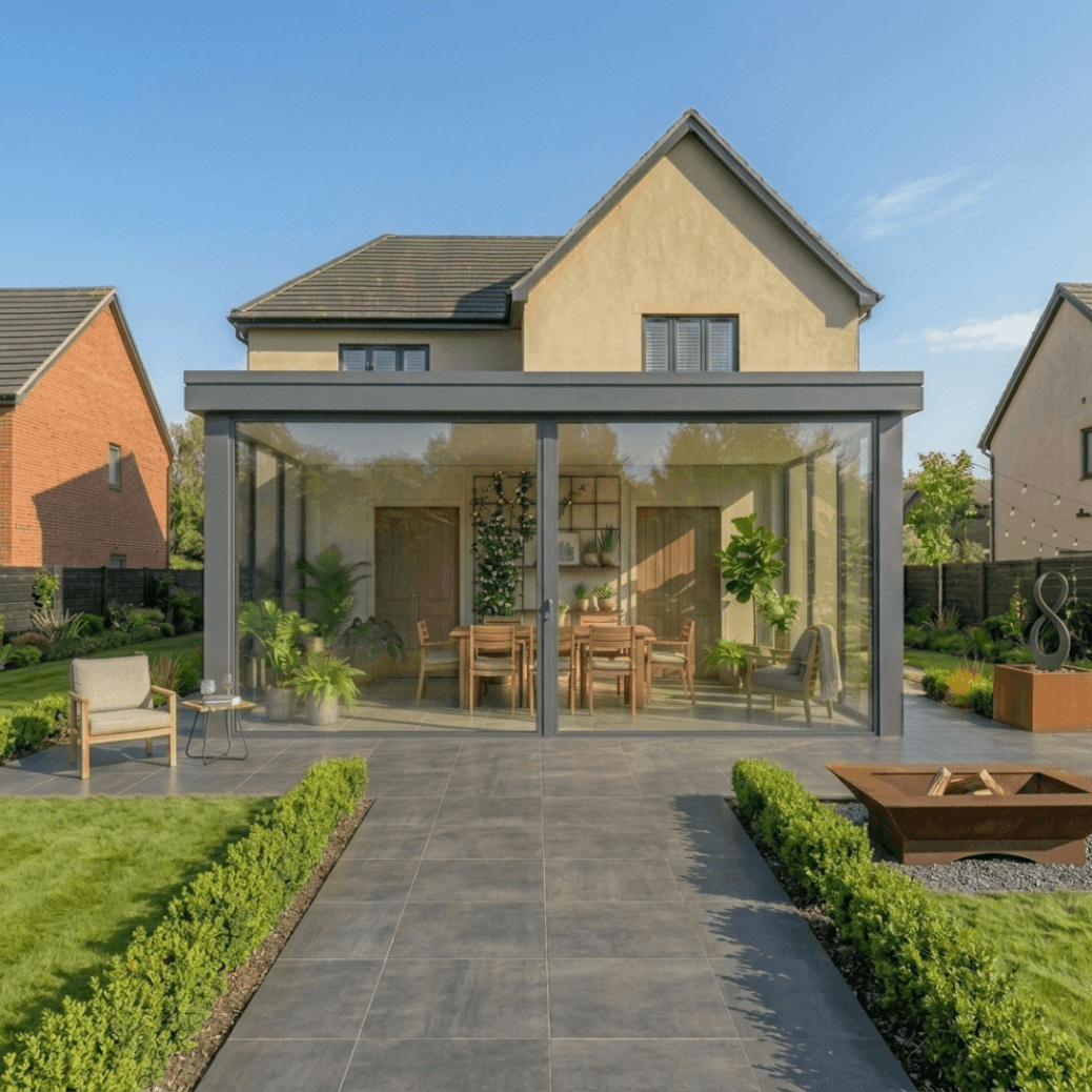 Baie vitrée véranda square