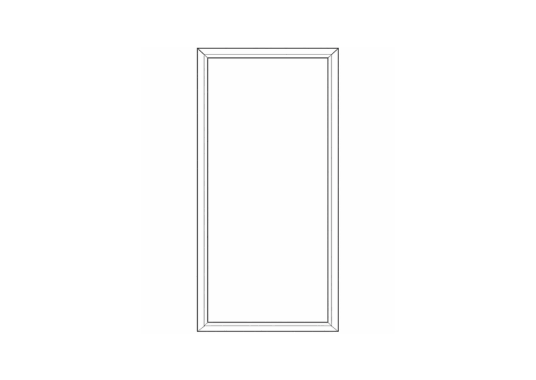 Seuil dormant PVC 70 mm