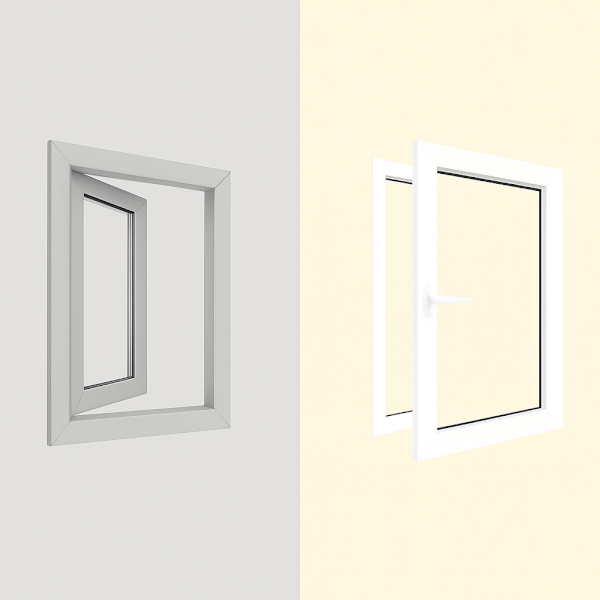 NG Habitats Fenetre bicolore blanc gris clair square