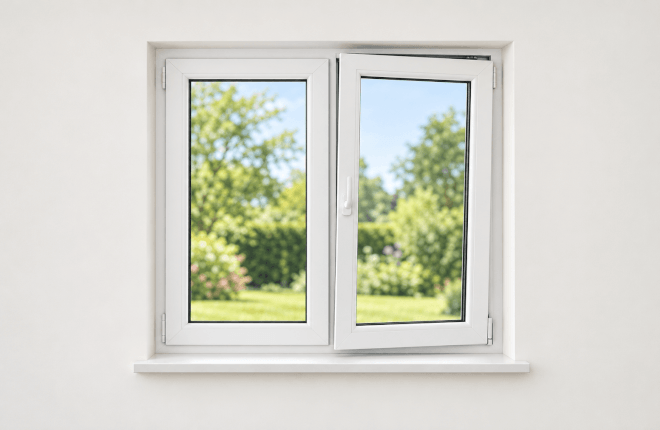 Fenêtre oscillo-battante PVC 2 vantaux
