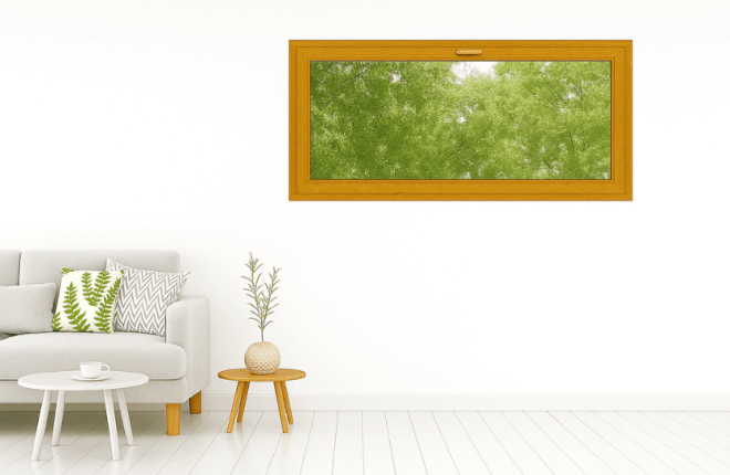 Fenêtre abattant BOIS