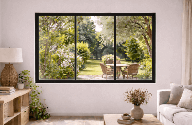 Verrière alu 3 carreaux