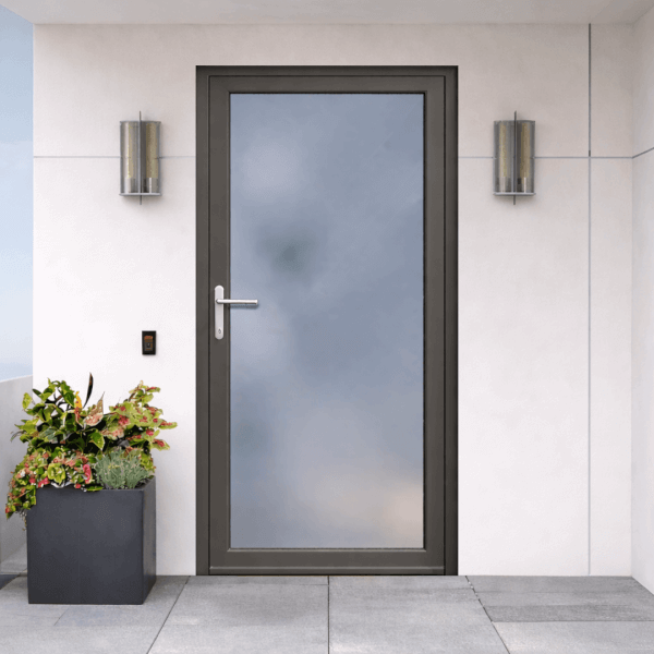 NG Habitats Porte d'entree ALU gris quartz RAL 7039 - Square