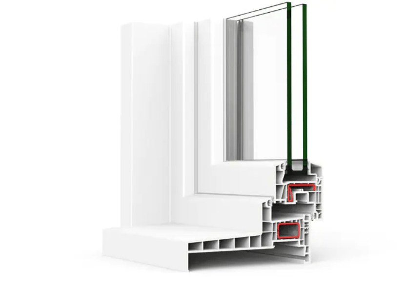 Dormant PVC monobloc pose en applique